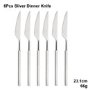 Axyaa Gold Cutlery Set Stainless Steel 304 Tableware Knife Fork Spoon Dinner Set