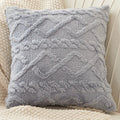 Axyaa Pink Velvet Geometric Cushion Cover 45*45cm for Home Living Room