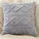 Axyaa Pink Velvet Geometric Cushion Cover 45*45cm for Home Living Room