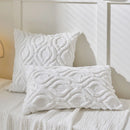 Axyaa Fluffy Embroidery Diamond Cushion Cover 45x45cm