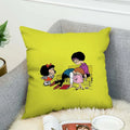 Axyaa 45x45 Short Plush Cushion Cover for Bed, Sofa, Car - 45*45 Throw