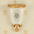 Axyaa Diamond Resin Vase Wall Hanging for Elegant Home Decor
