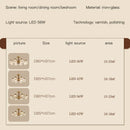 Axyaa Vintage Glass Chandelier: Retro Luxury Pendant Lighting for Living Dining Room