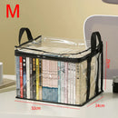 Axyaa Transparent Foldable Book Storage Bag Organizer for Student Dormitory
