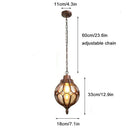 Axyaa Vintage LED Pendant Lamp for Outdoor Courtyard Hanging with Grape Design