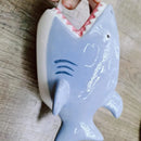 Axyaa Blue Shark Ceramic Coffee Mug - Fun Kids Party Cup Refined Novelty Gift