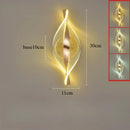 Axyaa Gold Acrylic Wall Lamp for Modern Decor & Lighting in Hallway, Bedroom, Living Room