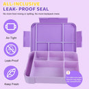 Axyaa Kids Bento Box with 6 Compartments and Sauce Jar