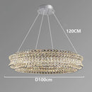 Axyaa Crystal Chandelier Pendant Light for Luxurious Living Room and Bedroom