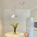 Axyaa Adjustable Swing Arm Pendant Light Chandelier for Dining Room