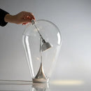 Axyaa Chrome Magnetic LED Table Lamp - Dimmable Vintage Design for Bedside, Study, Art Lighting