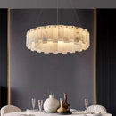 Modern Marble Ceiling Chandelier for Living Room and Dining Area by Axyaa