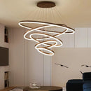 Axyaa Modern Minimalist Circle Pendant Lamp for Living Room, Restaurant, and Hall