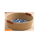 Axyaa Cotton Woven Pet Litter with Removable Bamboo Mat