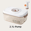 Axyaa Food Vacuum Storage Container with Pump - Large Capacity Fresh-Keeping Dispenser