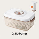 Axyaa Food Vacuum Storage Container with Pump - Large Capacity Fresh-Keeping Dispenser