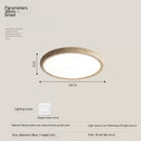 Axyaa Nordic Yellow Travertine Ceiling Light: LED Modern Retro Cream Living Room Decor