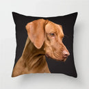 Axyaa Dog Pig Pattern Polyester Throw Pillow Cover Home Decor Pillowcases 45 x 45cm
