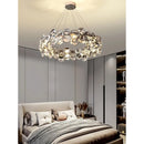 Axyaa Crystal Pendant Light for Modern Minimalist Luxury Living Room