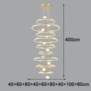 Axyaa Nordic Stair Chandelier Living Dining Room Lights Indoor Lighting