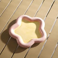 Ceramic Heart Dessert Plate Set by Axyaa - Cute Breakfast Tableware Home Inventory