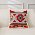 Axyaa Retro Cotton & Linen Throw Pillowcase 45x45 - Yarn-Dyed Jacquard Cover