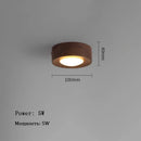 Axyaa Ash Wood LED Ceiling Spotlights - Modern Home Decor Lighting