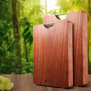Axyaa Solid Wood Ebony Cutting Board, Antibacterial Household Kitchen Plate