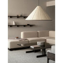 Axya Cone Rice Paper Chandelier for Living Room, Bedroom, Tearoom & Restaurant
