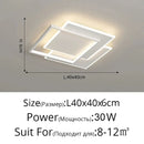 Axyaa LED Ceiling Lamp Remote Control Modern Home Interior Lighting Fixture