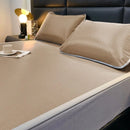 Axyaa Carbon Light Ice Silk Summer Mat - Machine Washable & Durable