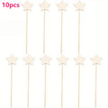 Wooden Star Wands DIY Princess Craft Sticks Kit by Axyaa for Kids' Creative Graffiti Parties