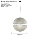 Axyaa Moon Pendant Lamp: High-end Italian Design for Living Room, Restaurant, Hotel