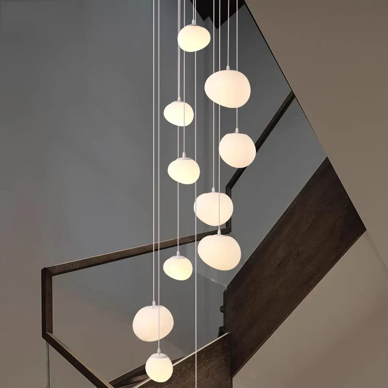 Nordic Dining Room Pendant Light by Axyaa: Indoor Ceiling Chandelier for Living Room