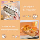 Axyaa Kawaii Stainless Steel Bento Lunch Box for Women Kids School Picnic Bush-Day