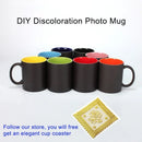 Axyaa Color Changing Photo Mug: Custom Ceramic Coffee Cup with Your Image, Unique Gift
