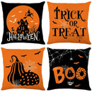 Axyaa Trick or Treat Halloween Pillowcase: Polyester Sofa Cushion Cover