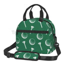 Axyaa Insulated Golf Lunch Box Tote Bag for School Work Travel Picnic
