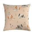 Nordic Cartoon Animal Print Linen Pillowcase for Axyaa Brand