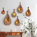 Axyaa Hanging Wall Basket Organizer for Kitchen Garden Storage