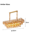 Axyaa Glass Ceiling Chandelier: Luxury Colorful Modern Lighting for Living Room, Villa, Kitchen