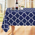 Axyaa Moroccan Waterproof Tablecloths - Indoor & Restaurant Washable Table Covers