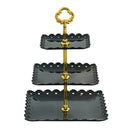Axyaa European Style Three-tier Cake Stand for Wedding Party Desserts and Fruits