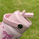 Axyaa Bow Thermos: 800ml Stainless Steel Insulated Vacuum Travel Tumbler