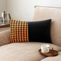 Axyaa Velvet Patchwork Pillowcase Cojines Flower Throw Pillow Cover