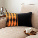 Axyaa Velvet Patchwork Pillowcase Cojines Flower Throw Pillow Cover