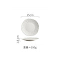 Axyaa Matte Ceramic Steak Plate Pasta Sushi Salad Molecular Cuisine Tableware