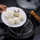 Axyaa Stainless Steel Steaming Grid Rack for Pots & Dumplings, Home Kitchen Accessory