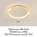 Axyaa LED Ring Ceiling Light: Modern, Artistic, Ideal for Bedrooms, Study Rooms, Kitchens & Dining Rooms