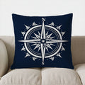 Axyaa Lighthouse & Nautical Waves Pillow Cover for Sofa, Bedroom, Car
